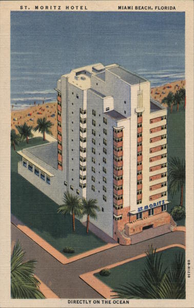 St Moritz Hotel Miami Beach Florida