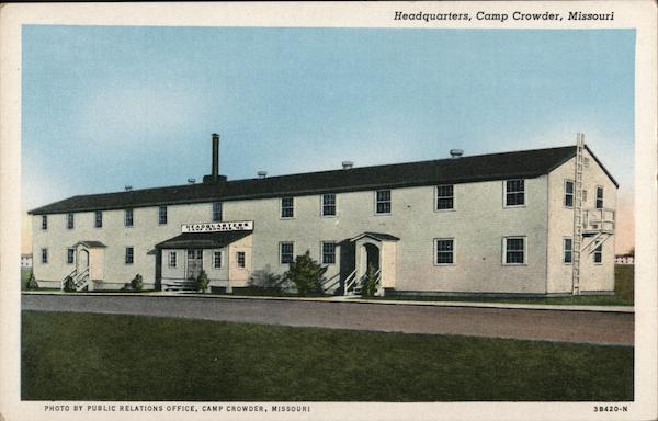 Headquarters Building, Camp Crowder Neosho Missouri