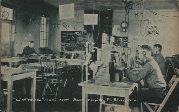 The Wireless Class Room, Base Hospital Fort Riley Kansas