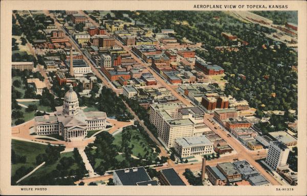 Aeroplane View of Topeka Kansas