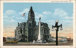 Court House, Terre Haute, Ind. Postcard