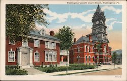 Huntingdon County Court House Pennsylvania Postcard Postcard Postcard