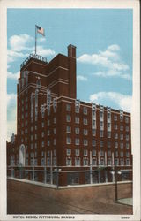 Hotel Besse Pittsburg, KS Postcard Postcard Postcard