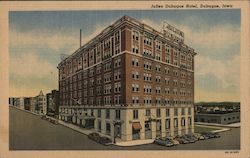 Julien Dubuque Hotel Postcard