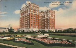 Warwick Hotel and Apartments Postcard