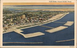 Yacht Basin Corpus Christi, TX Postcard Postcard Postcard