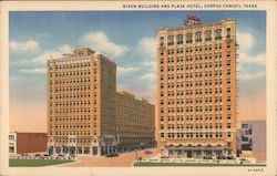 Nixon Building and Plaza Hotel Corpus Christi, TX Postcard Postcard Postcard