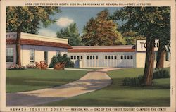 Nevada Tourist Court, Nevada,MO. Postcard