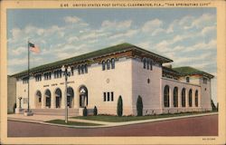 United States Post Office Clearwater, FL Postcard Postcard Postcard