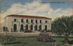 U. S. Post Office Daytona Beach, FL Postcard Postcard Postcard