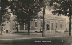 Post Office Sanford, ME Postcard Postcard Postcard