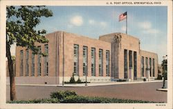 U.S. Post Office Springfield, OH Postcard Postcard Postcard