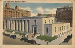 New Post Office, Reading, Penna Postcard