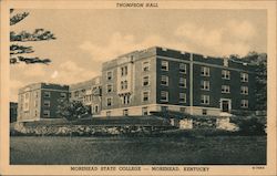 Thompson Hall, Morehead State College Kentucky Postcard Postcard Postcard