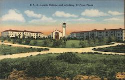 Loretta College and Academy El Paso, TX Postcard Postcard Postcard