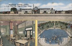 Weseman Motor Court El Paso, TX Postcard Postcard Postcard
