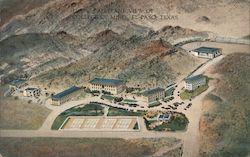 Airplane View of College of Mines Postcard