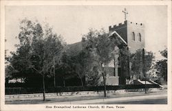 Zion Evangelical Lutheran Church El Paso, TX Postcard Postcard Postcard