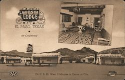 La Posta Lodge El Paso, TX Postcard Postcard Postcard