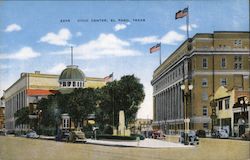 Civic Center El Paso, TX Postcard Postcard Postcard