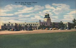 El Paso Municipal Airport Texas Postcard Postcard Postcard