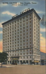 Hotel Cactus San Angelo, TX Postcard Postcard Postcard