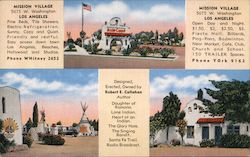 Mission Village Postcard