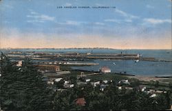 Los Angeles Harbor Postcard