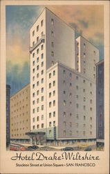 Hotel Drake-Wiltshire, Stockton Street at Union Square Postcard