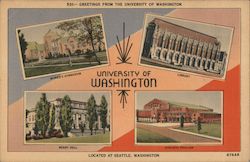 University of Washington Seattle, WA Postcard Postcard 