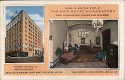 New Hotel Hungerford Seattle, WA Postcard Postcard Postcard
