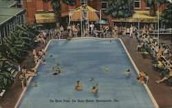 De Soto Pool, De Soto Hotel Postcard