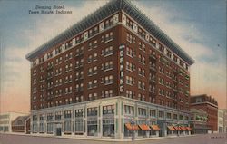 Deming Hotel Terre Haute, IN Postcard Postcard Postcard