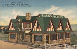 Burns Gables on Mt. Gayler Postcard