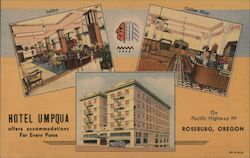 Hotel Umpqua Postcard