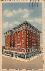 Hotel Shawnee Springfield, OH Postcard Postcard Postcard