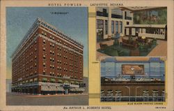 Hotel Fowler Lafayette, IN Postcard Postcard Postcard