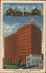 Fort Nashboro, James Robertson Hotel Postcard