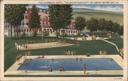 Glenwood Hotel Delaware Water Gap, PA Postcard Postcard Postcard