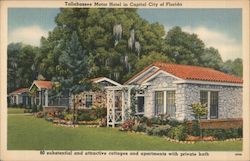 Tallahassee Motor Hotel Postcard