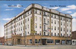 Beaumont Hotel Green Bay, WI Postcard Postcard Postcard