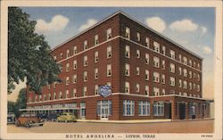 Hotel Angelina Leeland Petty, Manager "East Texas Finest, Modern Air-Conditioned Hotel" Postcard