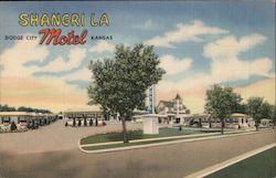 Shangri La Motel Dodge City, KS Postcard Postcard Postcard