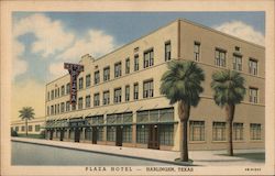 Plaza Hotel Harlingen, TX Postcard Postcard Postcard