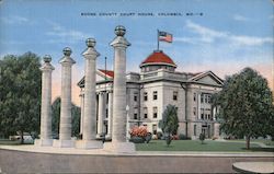 Boone County Court House Postcard