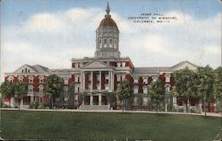 Jesse Hall, University of Missouri Postcard