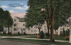 Naval Barracks No. 1, University of Missouri Postcard