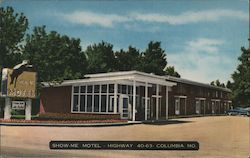 Show-Me Motel Postcard