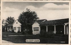 All States Village Hotel Columbia, MO Postcard Postcard Postcard