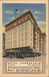 Hotel Lankershim Postcard